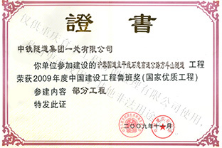 中國(guó)建設(shè)工程魯班獎(jiǎng)（全程參與監(jiān)理）